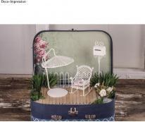 Image du produit Rayher Mini parasol, blanc, 9,5x13x12,5cm