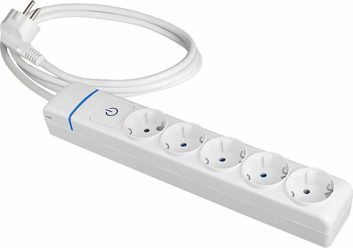 Produktbild Solera Steckerleiste Mit 5 Steckdosen Und Schalter 8015Pil 250 V 16 A (1,5 M) (5x, CEE 7/3, 1.50 m)