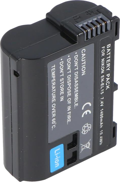 Image du produit AccuCell Batterie Nikon EN-EL15, CoolPix D800, D800E, D7000, V1, D7200 (Batterie)