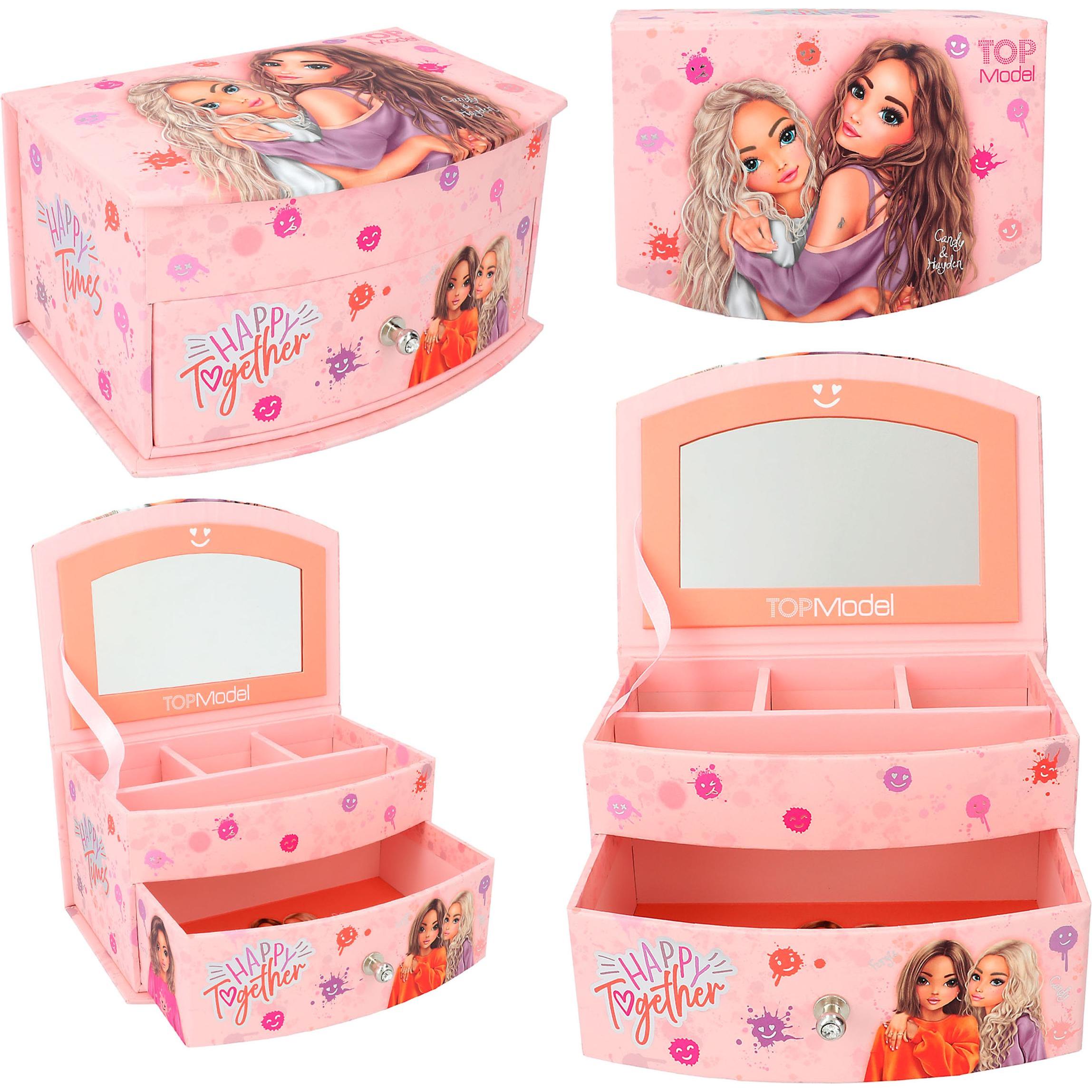 Thumbnail - Magni, Uhrenbox + Schmuckaufbewahrung, Happy Together, Rosa