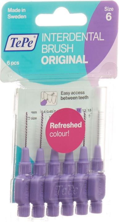 Image du produit TePe Interdental Brush 1.1mm violett (6 x, 1.10 mm)