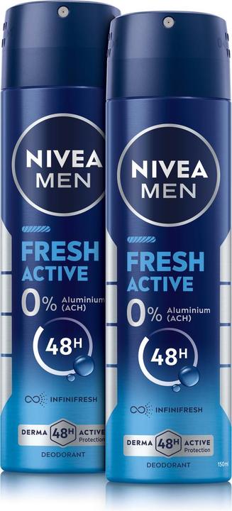 Produktbild NIVEA MEN Fresh Active Spray Duo (Spray, 300 ml)