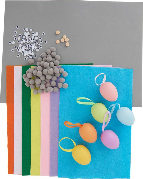 Produktbild VBS Bastelset "Bunte Hasen", 6 Stück