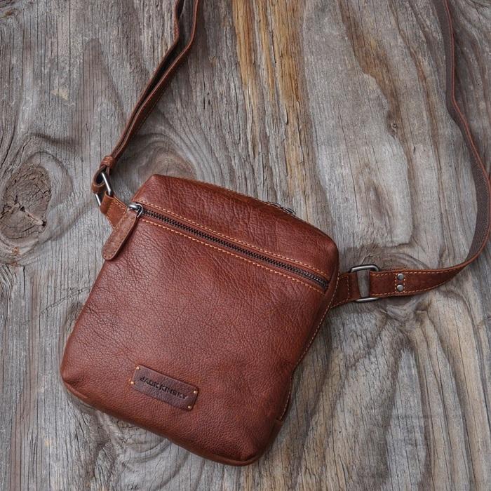 Actual product image Jack kinsky Porto Umhängetasche Leder 20 cm