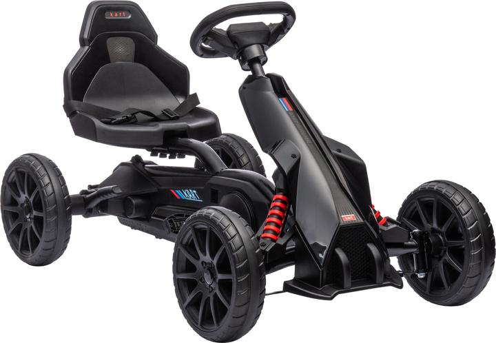 Homcom Go-Kart Kunststoff, Metall Schwarz