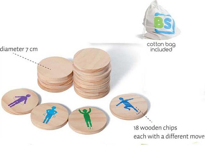 Actual product image BS Moves! (English, German, 2 - 8 Players)