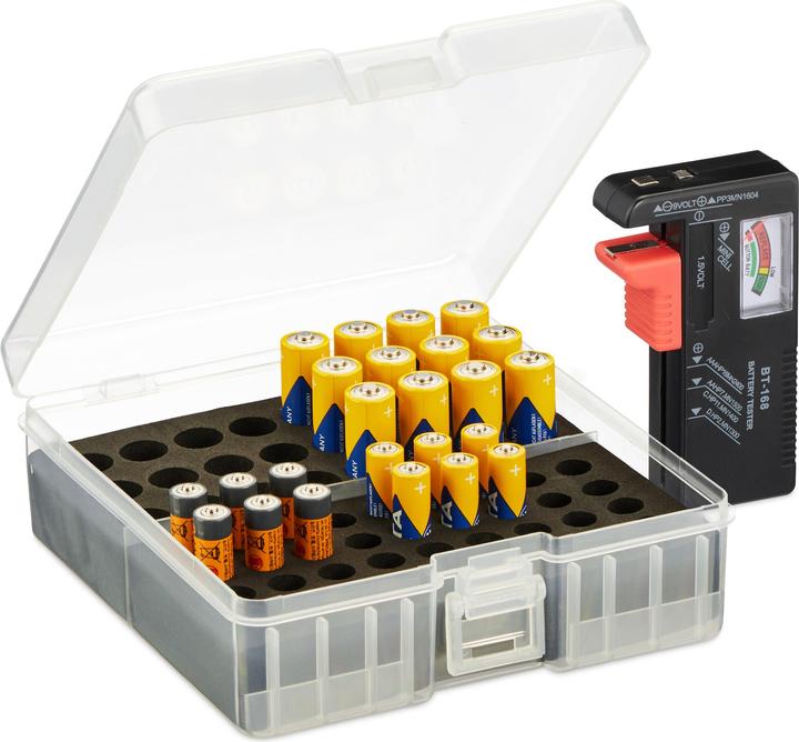 Produktbild Relaxdays Batteriebox