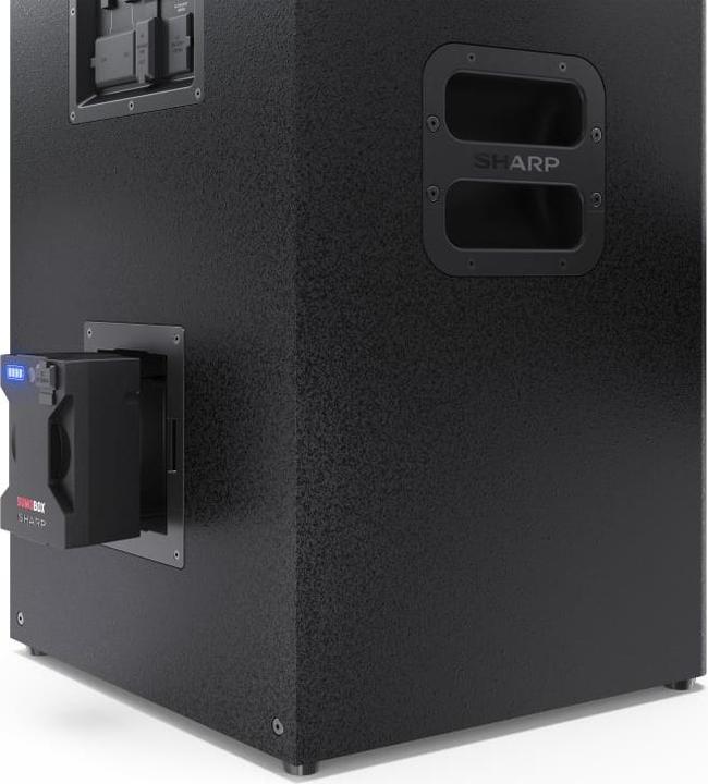 Image du produit Sharp CP-LS200 BT Haut-parleur de fête noir (Actif, 1x 200 W)