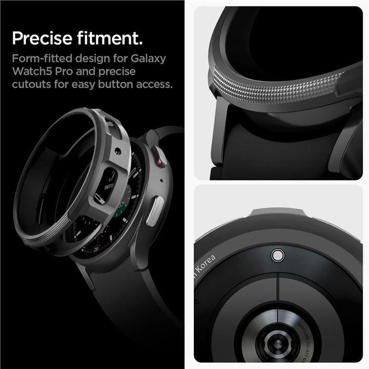Produktbild Spigen LIQUID AIR GALAXY Watch 5 PRO (45 MM) MATTE BLACK (48 mm)