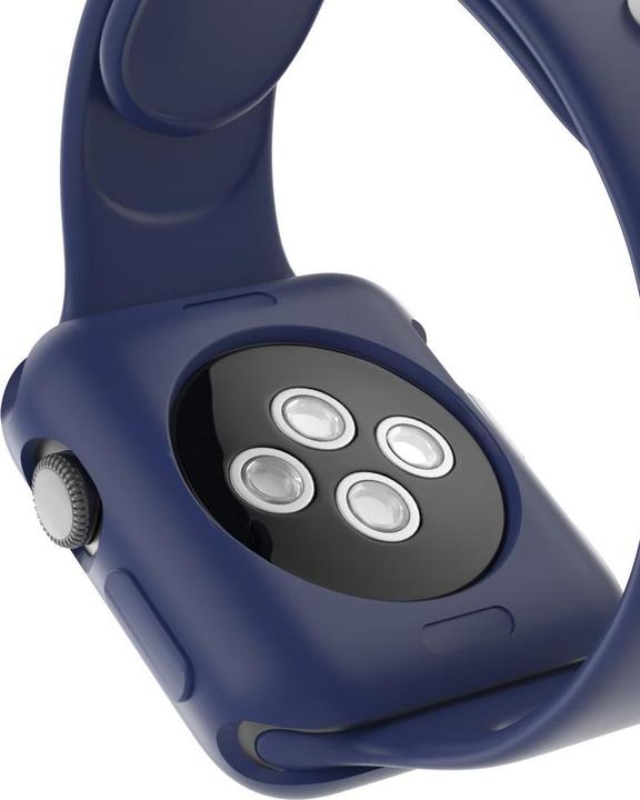 Produktbild Cover-Discount Apple Watch 42mm - Gummi Schutz Case dunkelblau