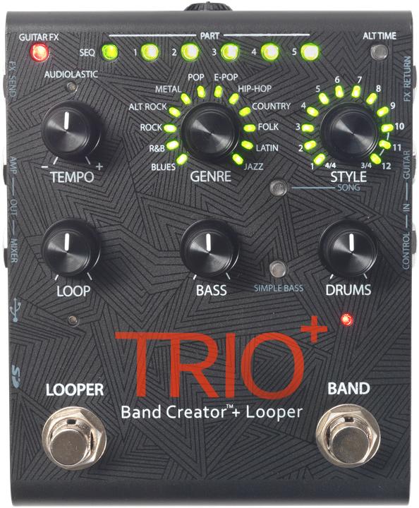 Produktbild Digitech Effektpedal, Trio+, Band Creator mit Looper