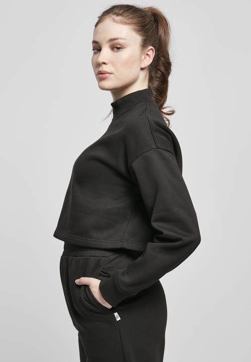 Actual product image Urban Classics Ladies Cropped Oversized Sweat High Neck Crew - 14225 (S)