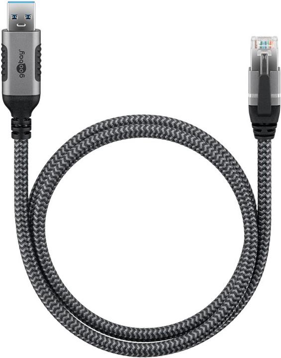 Immagine prodotto Goobay Cavo Ethernet da USB-A a RJ45, 1 m (USB, RJ45 (1x))