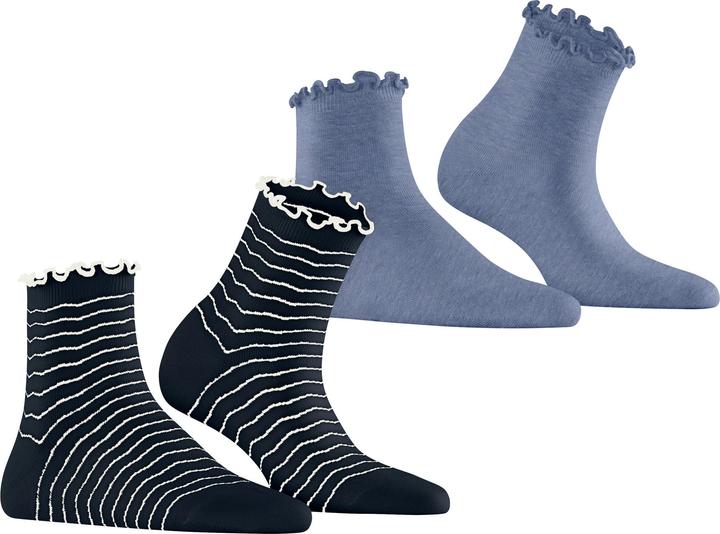Produktbild Esprit Wavy Line 2-Pack Baumwollsocken (2er Pack, 35 - 38)