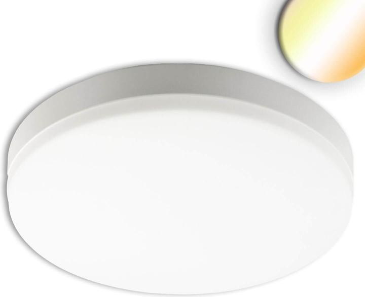 Image du produit Isoled Plafonnier/mural LED 18W, blanc, IP54, avec détecteur de mouvement, ColorSwitch 3000/4000/5000K