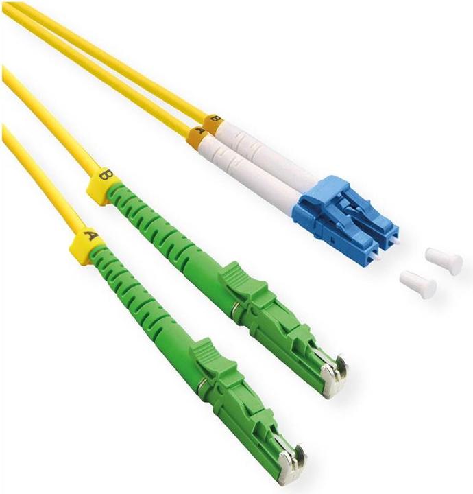 Roline Patch-Kabel LSH/APC Single-Mode (M) bis LC/UPC Einzelmodus (M) (1 m)