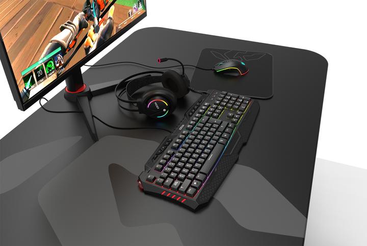 Actual product image Krom Kappa Headphones Wired Headband Gaming Black (NXKAPPA) (Cable)