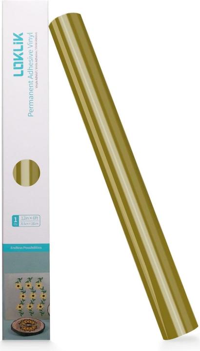 Actual product image Loklik Permanent Adhesive Vinyl Glossy - Golden