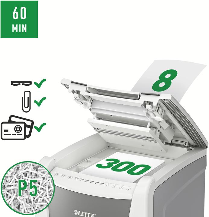 Produktbild Leitz IQ Autofeed Office Pro 300 P-5 (Partikelschnitt)