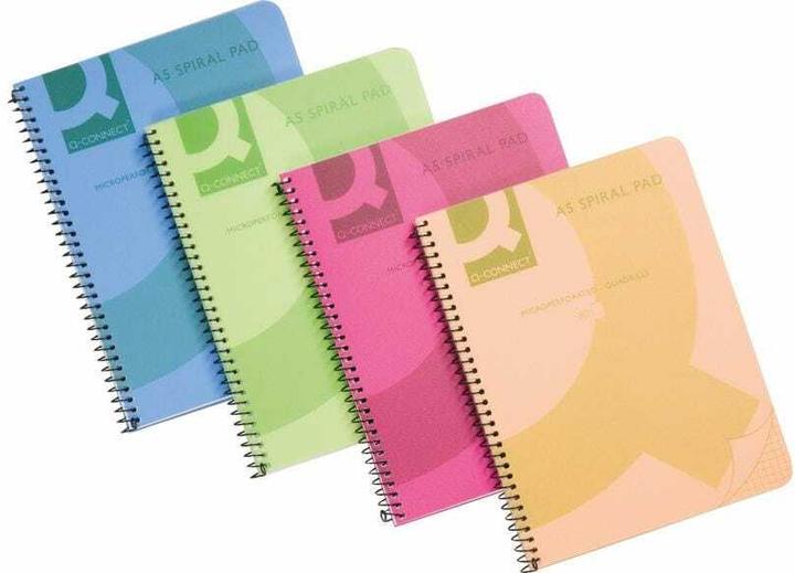 Actual product image Q-Connect Spiral notebook (A5, Checked)