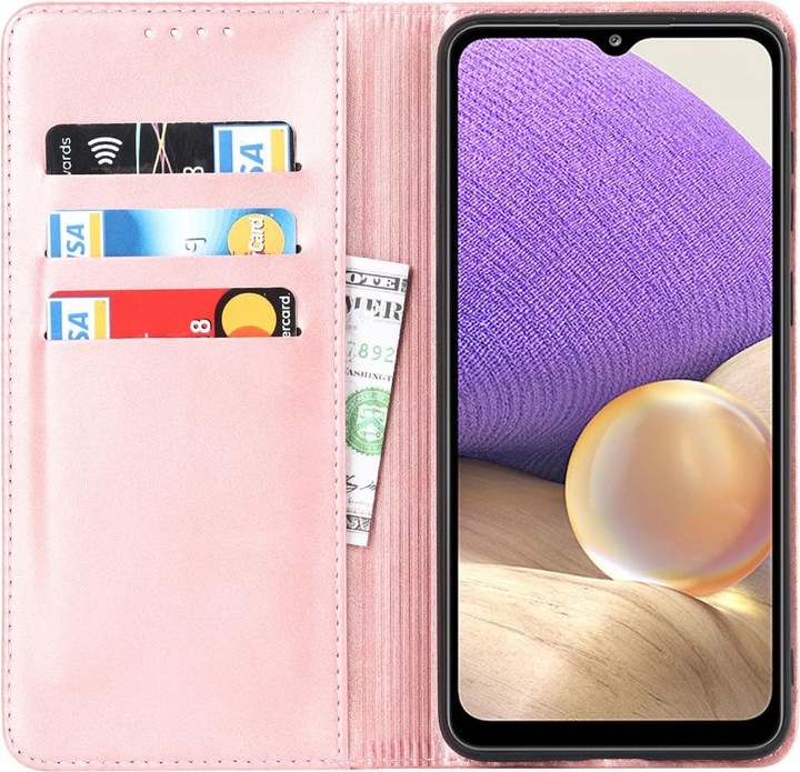 Produktbild Cover-Discount Galaxy A33 5G - Stand Flip Case Hülle rosa (Samsung Galaxy A33 5G)