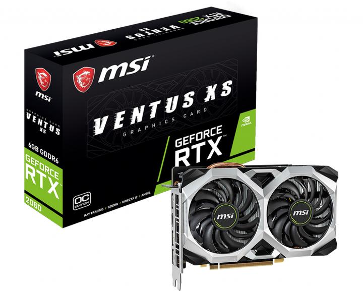 Actual product image MSI GeForce RTX 2060 VENTUS XS 6G OC (6 GB)