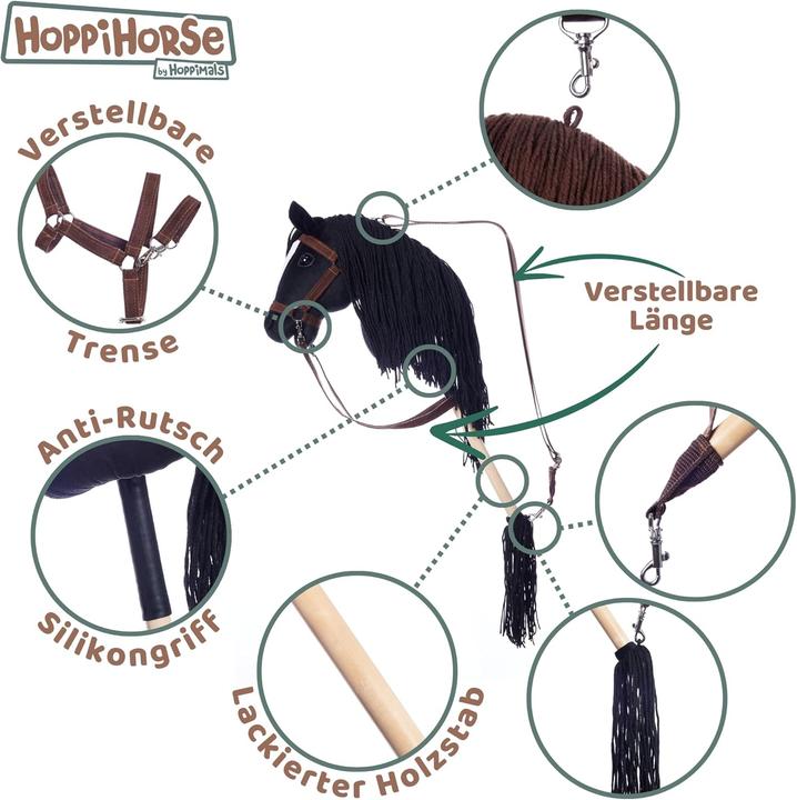 Image du produit No Name Cheval de bât HOPPIHORSE A3 noir