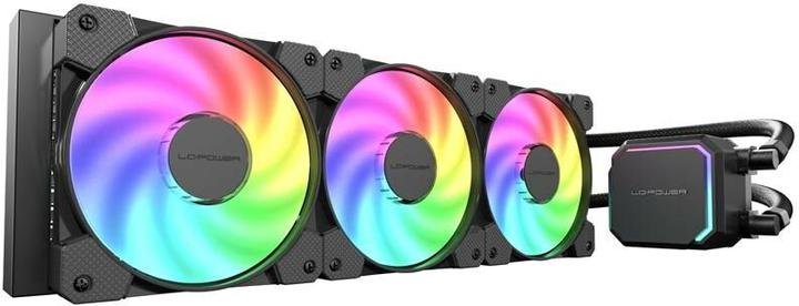 Actual product image LC-Power LC-CC-360-B-ARGB JetFlow Series water cooling 360mm