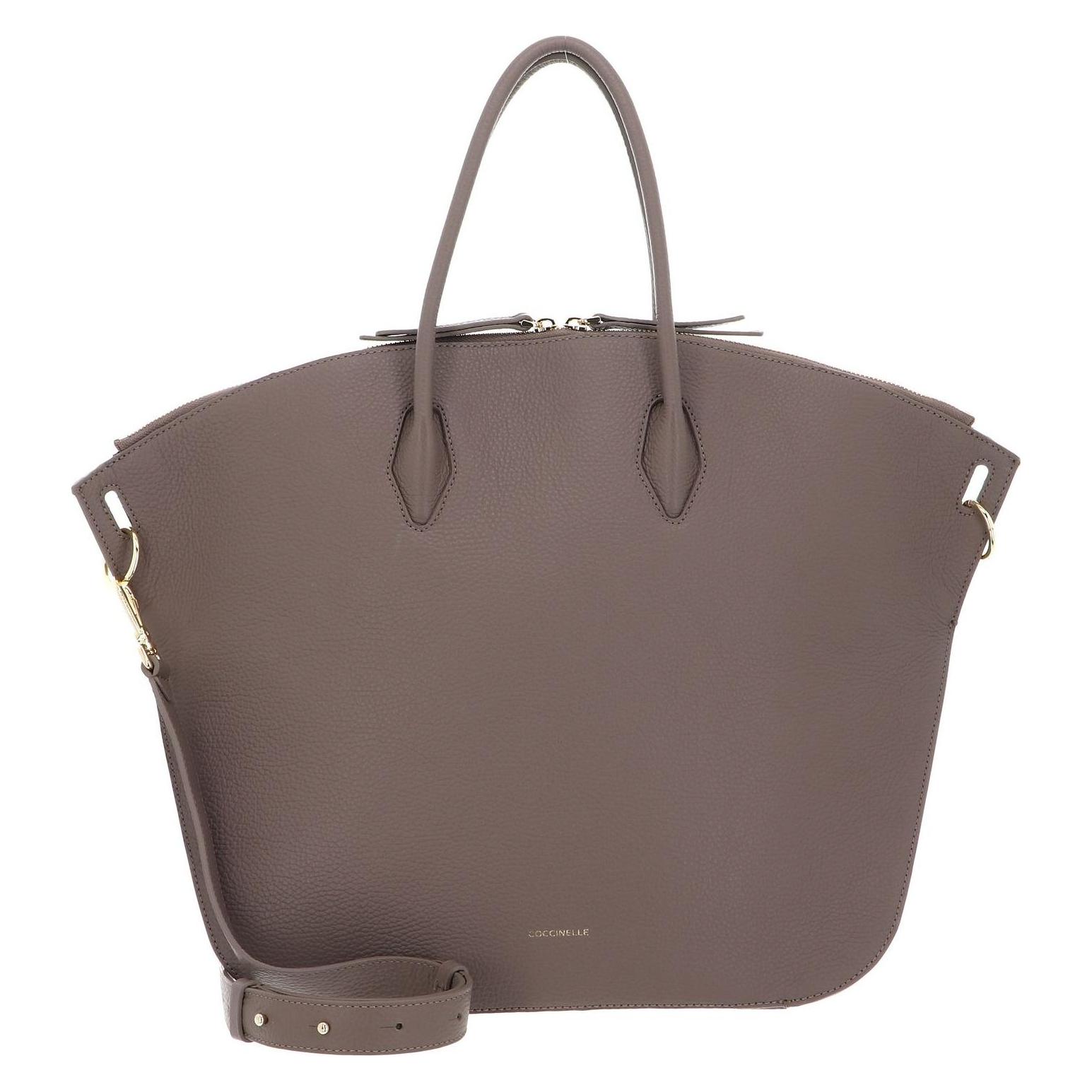 Coccinelle, Damen, Handtasche, Flare Handbag Grained Leather, Braun