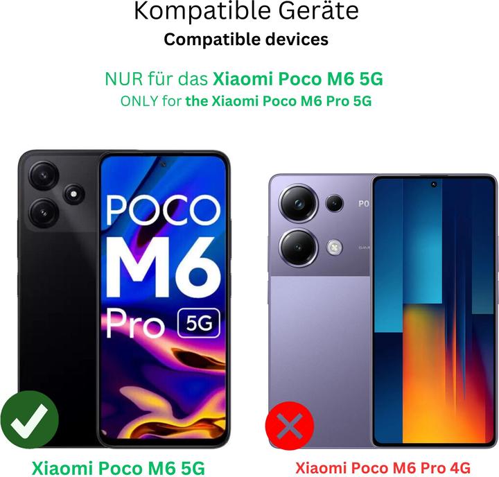 Immagine prodotto Dipos Pellicola Protettiva 2-Way Anti-Shock (1 Pezzo/i, Xiaomi Poco M6)
