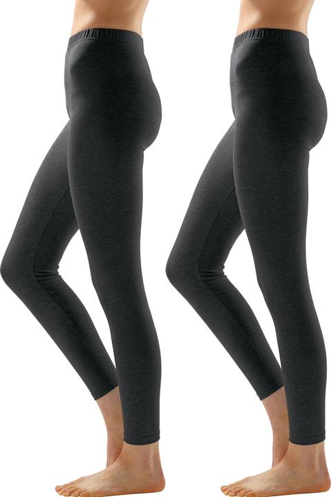 Produktbild Erwin Müller Damen-Leggings, lang 2er-Pack (W36/L38)