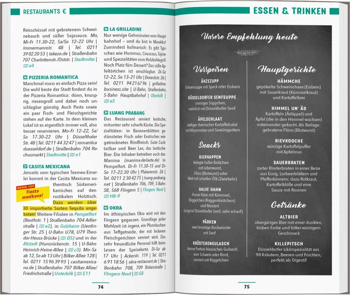 Actual product image Reiseführer Düsseldorf (German, Doris Mendlevich, Franziska Klasen, 2023)