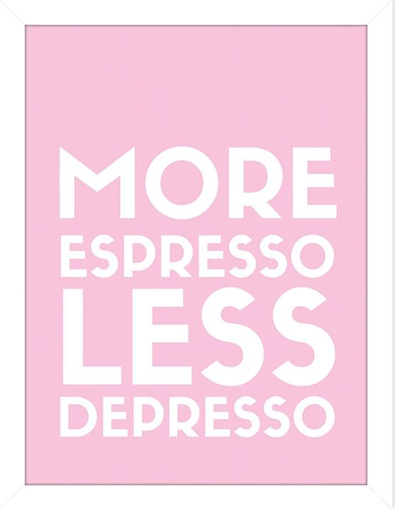 Produktbild Athene Fritsch Eingerahmter Druck Studio Dolci Espresso Club Set 2erPack (40 x 30 cm)