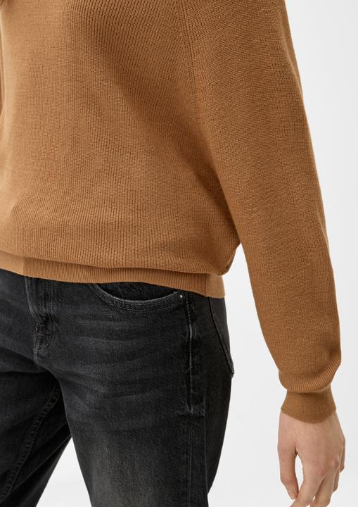 Produktbild s.Oliver Strickpullover Strickpullover mit Raglanärmeln (42)