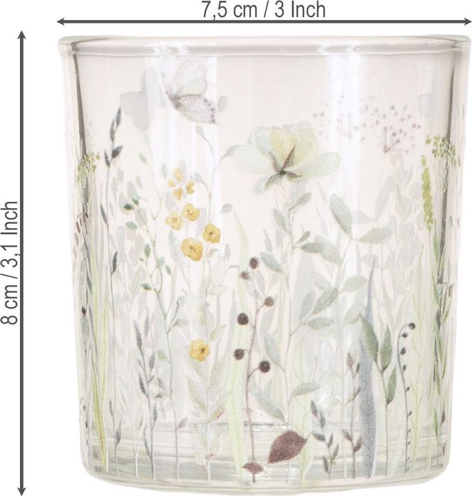 Produktbild Viana Elegantes Windlicht mit Schmetterlingsdesign
