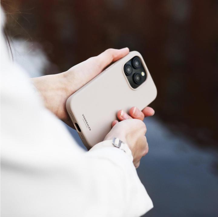 Immagine prodotto Vonmählen Eco Silicone Case for iPhone 15 Plus - Cream (Apple iPhone 15 Plus)