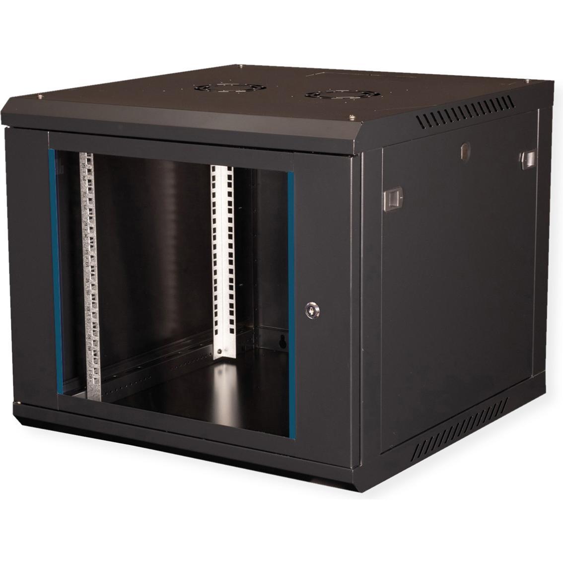 Value 19-Zoll Wandgehäuse 9HE 600x600mm schwarz, Bausatz (10.86 HE, Rack da 19 pollici), Armadio rack, Nero