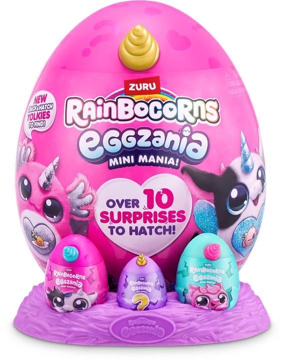 Actual product image Zuru Rainbocorns Eggzania Mini