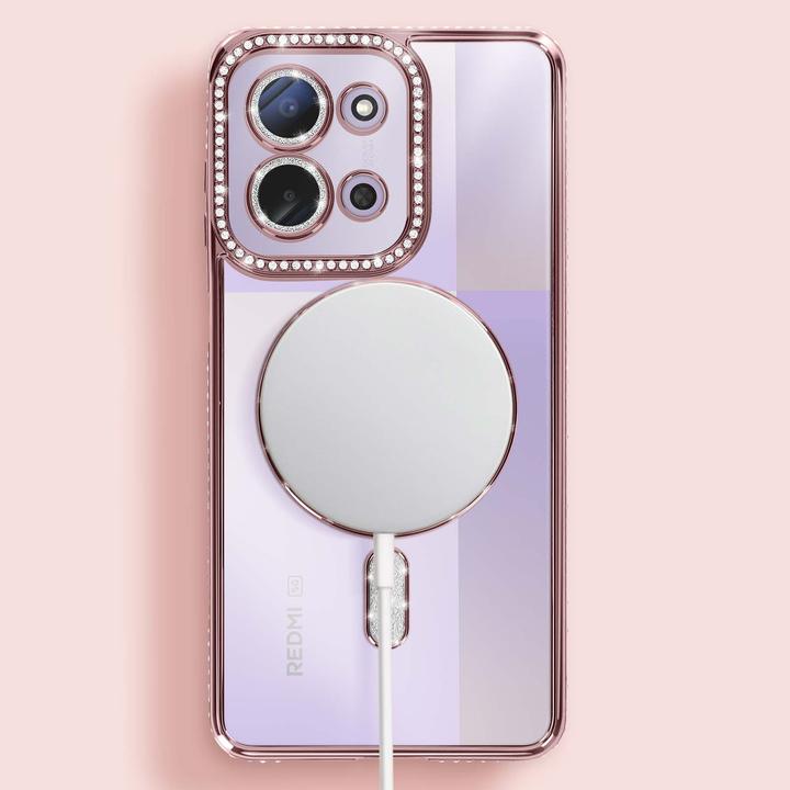 Actual product image Avizar MagSafe Hülle Redmi 15C mit Strass (Xiaomi Redmi 15C)