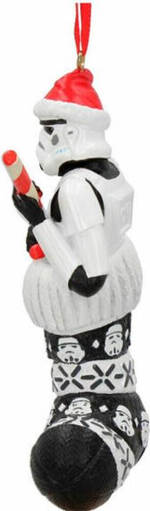 Immagine prodotto Nemesis Now Stormtrooper con calza da appendere 11,5 cm