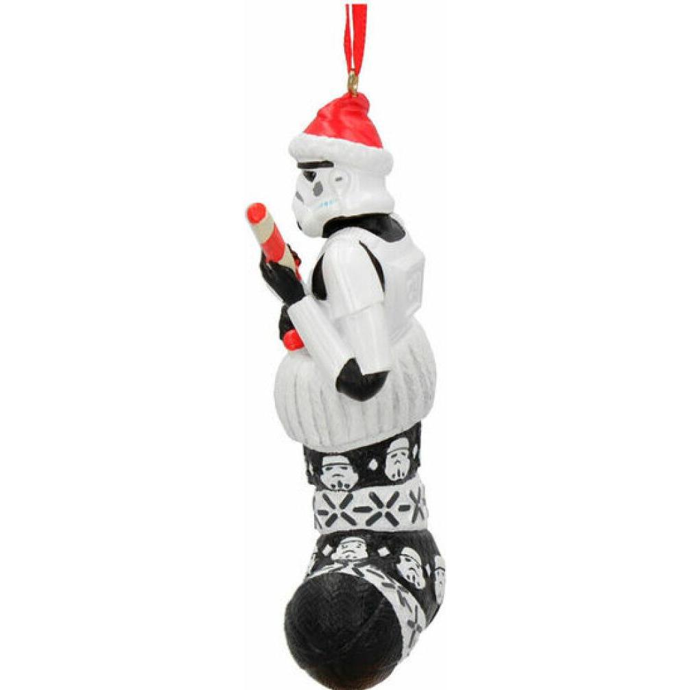 Thumbnail - Nemesis Now Stormtrooper in Stocking Hanging Ornament 11.5cm