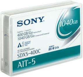 Actual product image Sony AIT-5 Tape SDX5-400C (AIT, 400 GB)
