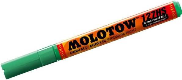 Actual product image Molotow Permanent marker One4All 127 HS refillable 2mm turquoise (Turquoise, 2 mm, 1 x)