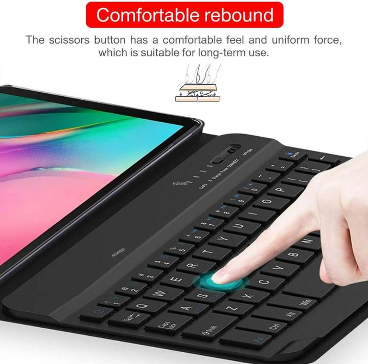 Actual product image Lobwerk 3in1 Bluetooth keyboard (black) + mouse + cover for Samsung Galaxy Tab S9 2023 SM-X710/X716B/X718U (X)