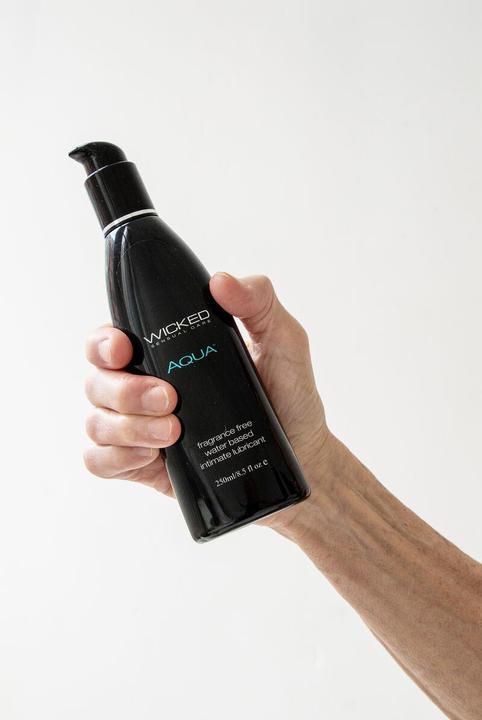 Actual product image Wicked Sensual Care Wicked Aqua Unscented Lube 8.5oz (250 ml)