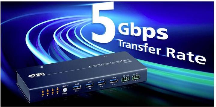 Produktbild Aten US3384i 8x4 USB 3.2 Gen.1 Switch, Multi USB-Umschalter