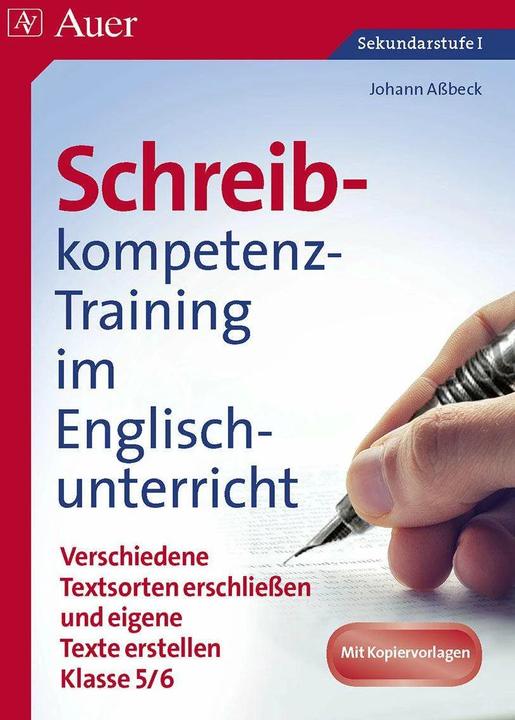 Produktbild Schreibkompetenz-Training Englisch 5-6 (Deutsch, Johann Assbeck, 2021)