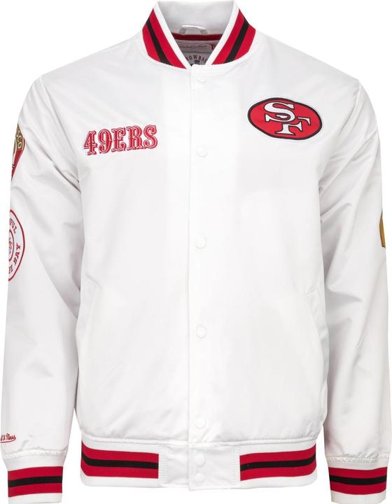 Produktbild Mitchell & Ness City Lightweight Satin Jacke San Francisco 49ers - S (S)