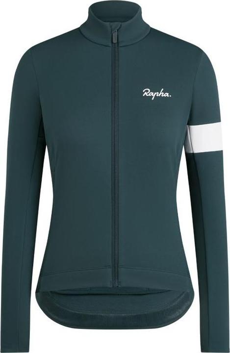 Rapha Jacket 25 Core Winter Women Small Forest Green/White (S)