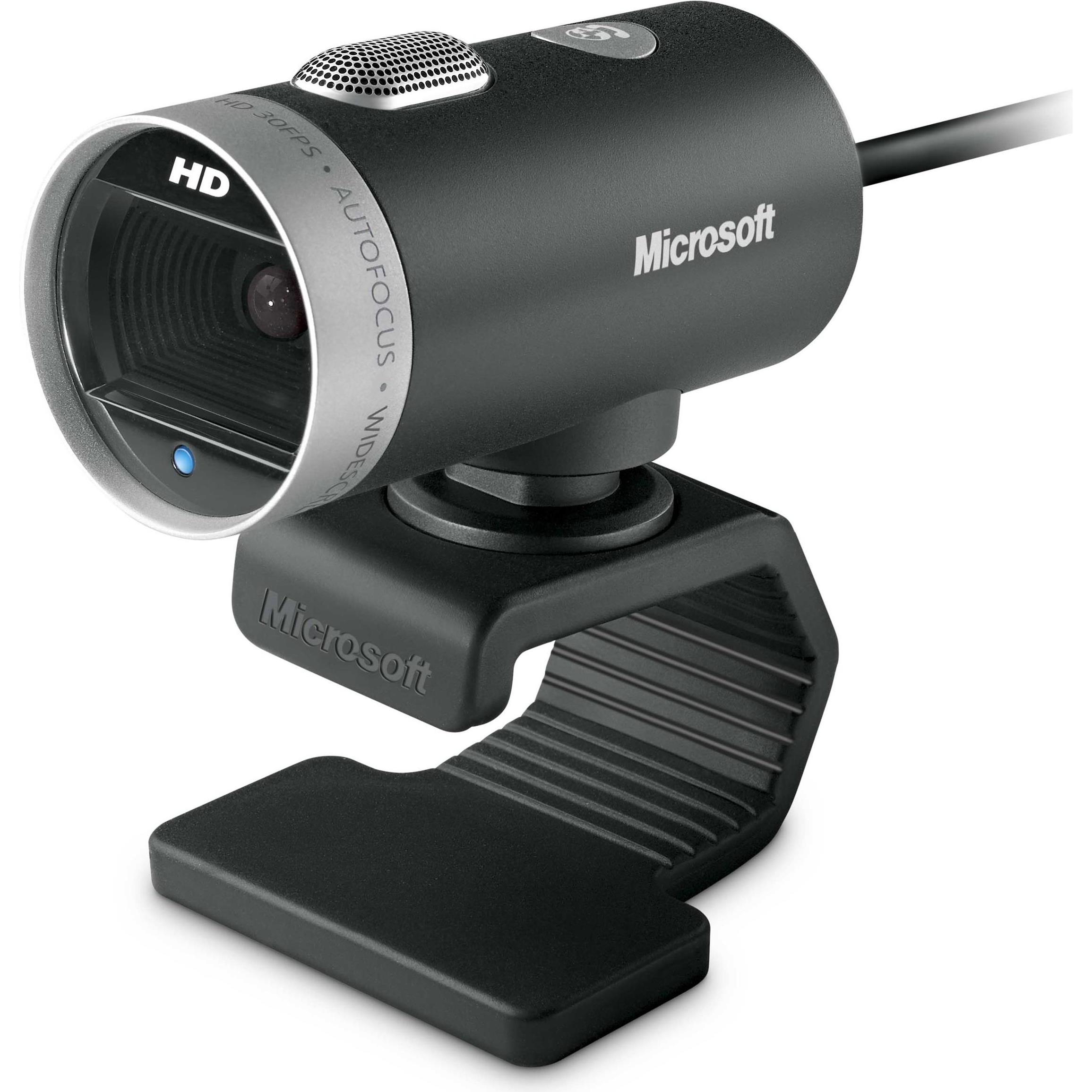 Microsoft LifeCam Cinema (0.90 Mpx), Webcam, Schwarz
